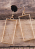 Boho Earrings, RH Dangle Earrings, Heart Loop